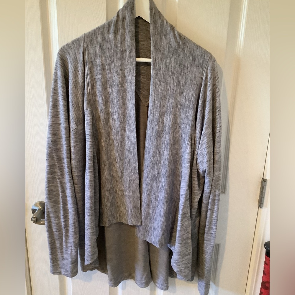 Athleta Gray Open Front Women's Sweater